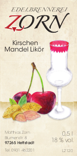 Mandel Kirsch Likör 05l